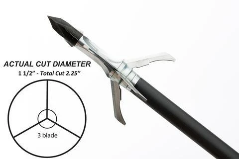 Grim Reaper Crossbow RT 100Gr 3Pk Mechanical Broadhead