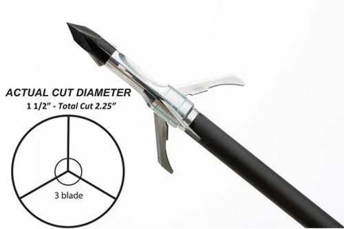 Grim Reaper Crossbow RT 125Gr 3Pk Mechanical Broadhead