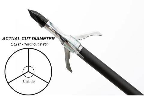 Grim Reaper Crossbow RT 125Gr 3Pk Mechanical Broadhead