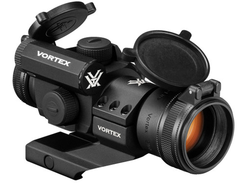 Vortex Optics StrikeFire II Red/Green Dot Sight 30mm Tube 1x 4 MOA Dot w/ Cantilever Mount Vortex Optics StrikeFire II Red/Green Dot Sight 30mm Tube 1x 4 MOA Dot w/ Cantilever Mount