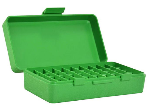 MTM Flip-Top Ammo Box 380 ACP, 9mm Luger Plastic 50 Round
