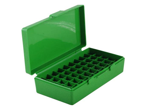 MTM Flip-Top Ammo Box 40 S&W, 10mm Auto, 45 ACP Plastic 50 Round
