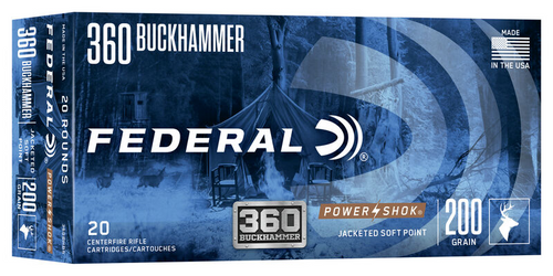 Federal Power-Shok 360 Buckhammer 200gr #360BHBS 20 Rounds