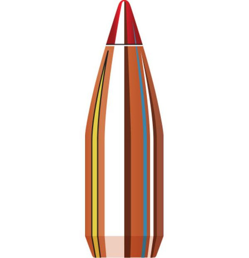 Hornady V-MAX Bullets 243 Caliber, 6mm .243 Diameter 58 Grain Boat Tail Box of 100 Hornady V-MAX Bullets 243 Caliber, 6mm .243 Diameter 58 Grain Boat Tail Box of 100
