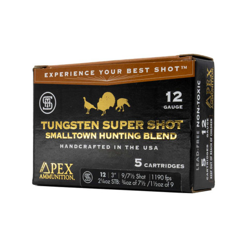 Apex TSS Smalltown Blend 12 GA 3" #9/7.5 Shot #STH-3 5 Rounds