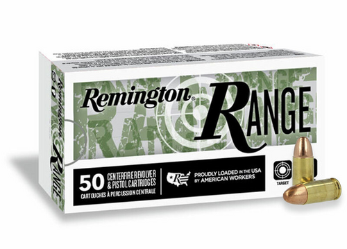 Remington Range 9MM 115gr FMJ #R27778 50 Rounds