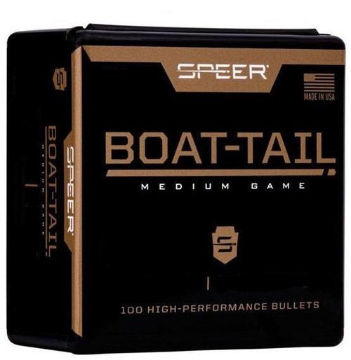 Speer .284 Cal 160gr Boat-Tail Rifle Bullets #1634 (1-100 ct box)