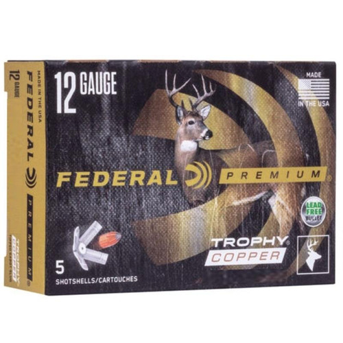 Federal Premium 20ga 3" 275gr Freight Train Copper Sabot Slug #P209 Ft 5 Rounds