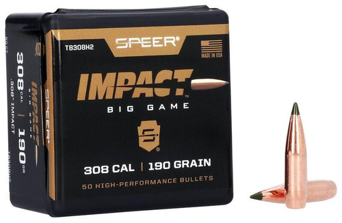 Speer Impact 308 190gr #TB308H2 (50 Count Box)