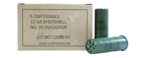 Winchester 12 GA 2-3/4" 00 Buckshot #Q1544 5 Rounds