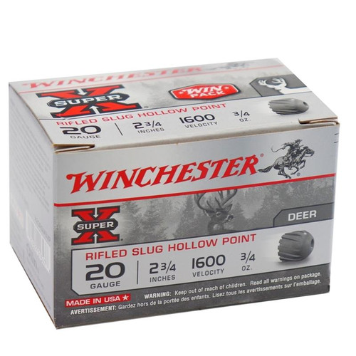 Winchester Super X 20 GA 2-3/4" #X20RSM5VP 15 Rounds