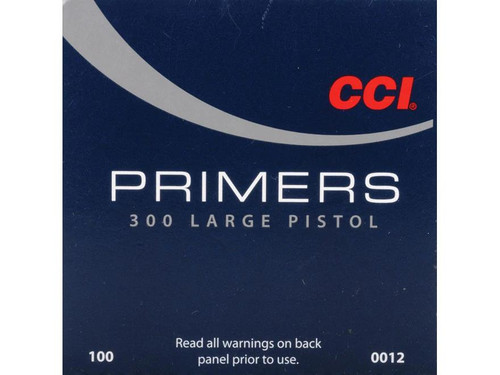 CCI Large Pistol Primers #300 Box of 100 (1 Tray of 100) CCI Large Pistol Primers #300 Box of 100 (1 Tray of 100)