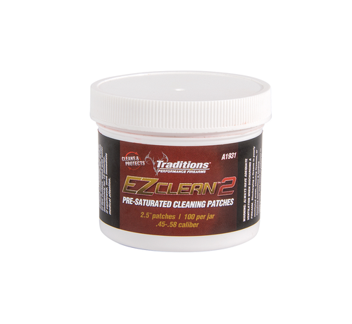 Traditions EZClean2® Pre-Saturated Cleaning Patches 100/Jar #A1931