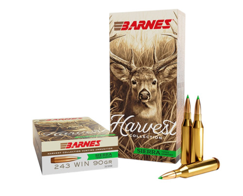 Barnes Harvest Collection 243 Win 90gr 20 Rounds #32398