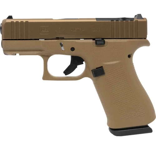 Glock 43x Coyote Brown 9mm MOS #PX435Z201FRMOSK