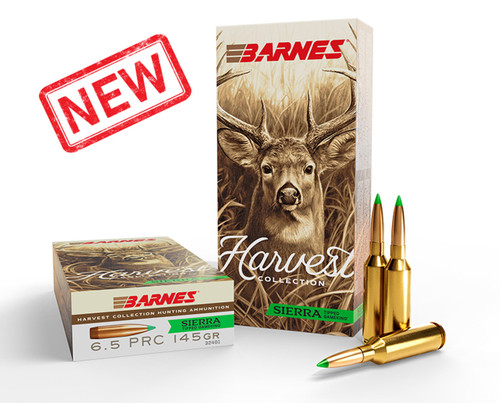 Barnes Harvest 6.5 PRC 145gr 20 Rounds
 #32401 Barnes Harvest 6.5 PRC 145gr 20 Rounds
 #32401