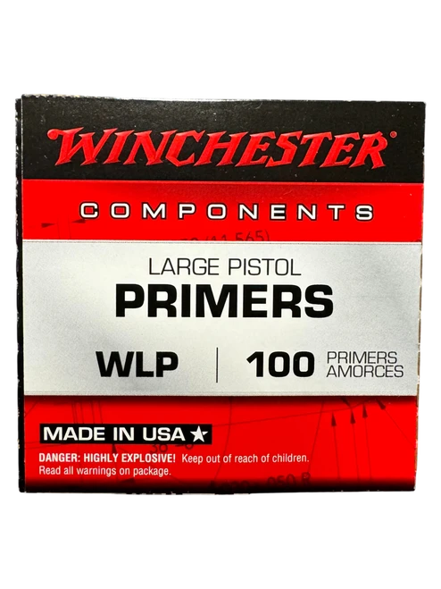 Winchester Large Pistol Primers #7 Box of 100 (1 Tray of 100)