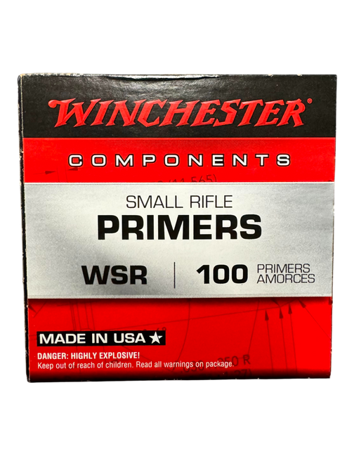 Winchester Small Rifle Primers #6-1/2 Box of 100 (1 Tray of 100)
