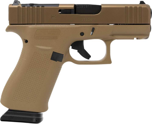 Glock 43x Coyote 9mm MOS #PX435Z203FRMOSK