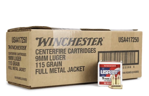 Winchester USA Target Pack 1000rnd #USA417250 Case