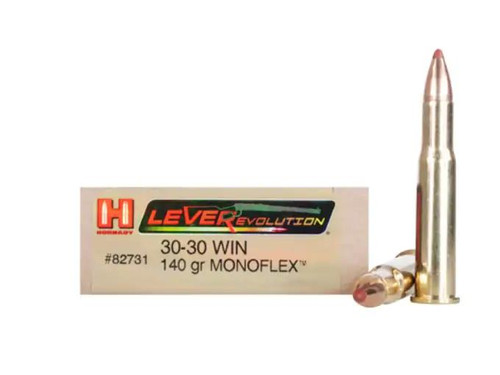 Hornady LEVERevolution .30-30 Winchester 140 gr MonoFlex Lead-Free 20 rds.