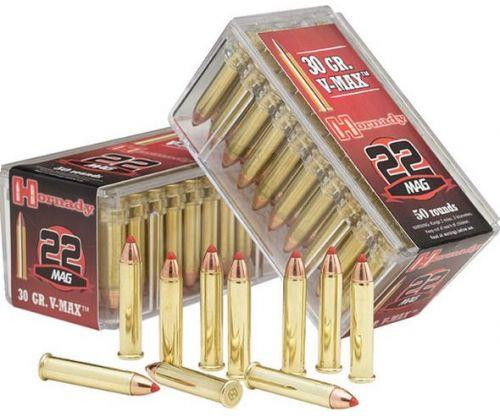 Hornady Varmint Express .22 Winchester Magnum Rimfire 30 gr V-MAX 50 rds. Hornady Varmint Express .22 Winchester Magnum Rimfire 30 gr V-MAX 50 rds.
