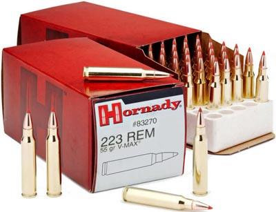 Hornady Varmint Express .223 Remington 55 gr V-MAX 50 rds.
