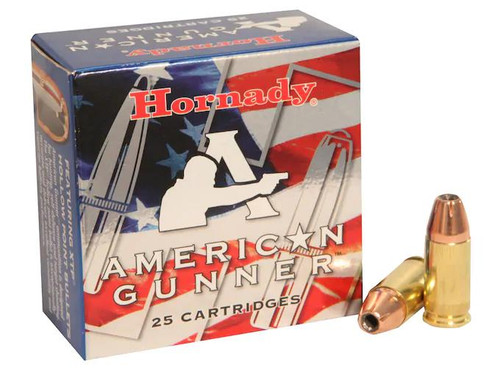Hornady American Gunner 9mm Luger 115 gr XTP Jacketed Hollow Point 25 rds.