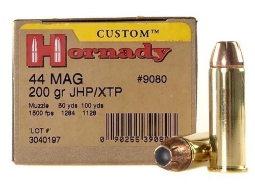 Hornady Custom .44 Remington Magnum 200 gr XTP Jacketed Hollow Point 20 rds.