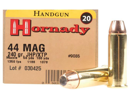 Hornady Custom .44 Remington Magnum 240 gr XTP Jacketed Hollow Point 20 rds.