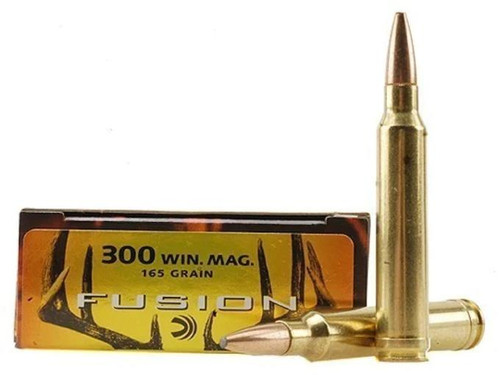 Federal Fusion .300 Winchester Magnum 165 gr Spitzer Boat Tail 20 rds. Federal Fusion .300 Winchester Magnum 165 gr Spitzer Boat Tail 20 rds.