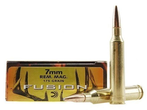 Federal Fusion 7mm Remington Magnum 175 gr Spitzer Boat Tail 20 rds.