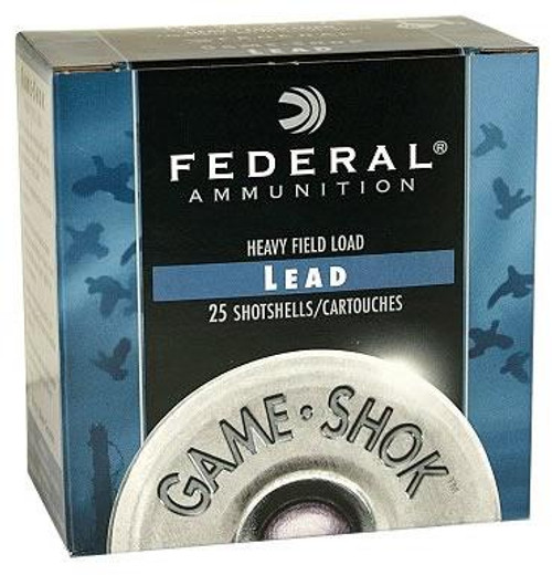 Federal Game-Shok Heavy Field Load 20 Gauge 2-3/4" 7/8 oz. #6 Lead Shot 25 rds.