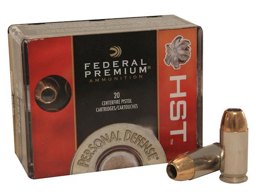 Federal Personal Defense .380 ACP 99 gr HST Jacketed Hollow Point 20 rds.