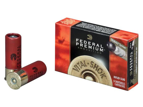 Federal Vital-Shok 12 Gauge 2-3/4" 1 oz. TruBall Hollow Point Rifled Slug 5 rds.