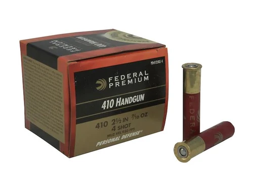 Federal Personal Defense .410 Bore 2-1/2" #4 Buckshot 20 rds.