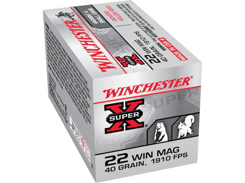 Winchester Super-X .22 Winchester Magnum Rimfire 40 gr Jacketed Hollow Point 50 rds.