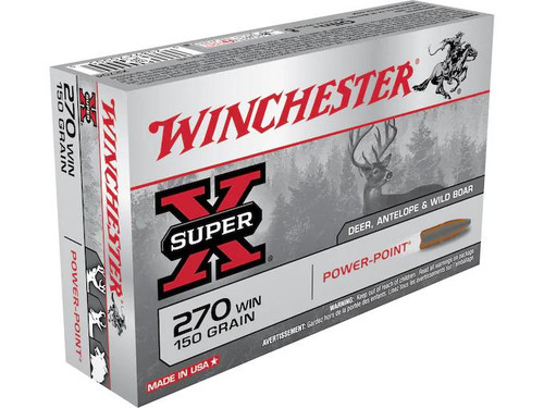Winchester Super-X .270 Winchester 150 gr Power-Point 20 rds.