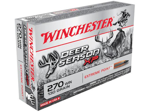 Winchester Deer Season XP .270 Winchester 130 gr Extreme Point Polymer Tip 20 rds.