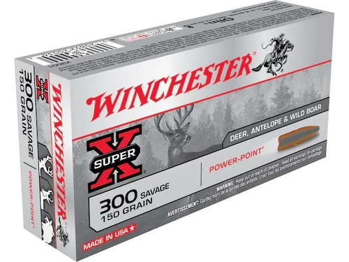 Winchester Super-X .300 Savage 150 gr Power-Point 20 rds.