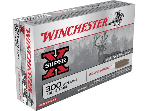 Winchester Super-X .300 Winchester Magnum 180 gr Power-Point 20 rds.