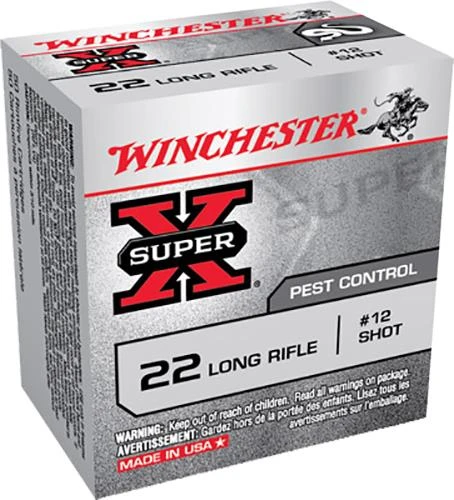 Winchester Super-X .22 Long Rifle #12 Shot Shotshell 50 rds.