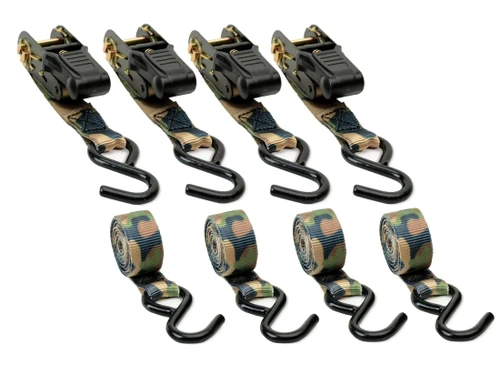 HME 4 Pack Camo Ratchet Straps