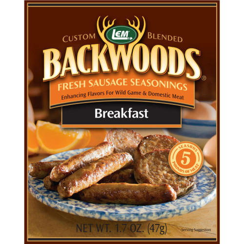 Backwoods Breakfast Sausage Seasoning Makes 5 LBS Backwoods Breakfast Sausage Seasoning Makes 5 LBS