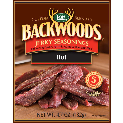 Backwoods Hot Jerky Seasoning Makes 5LBS