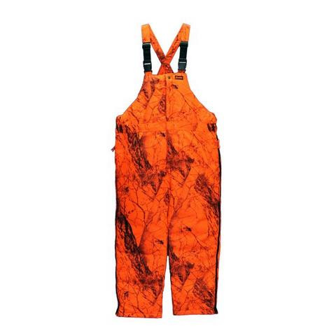 Gamehide Deerhunter Insulated Orange Camo Bibs