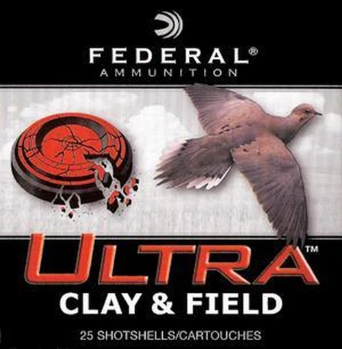 Federal Ultra Clay & Field 12 Gauge 2-3/4" 1-1/8 oz. #8 Shotshells 250 rds. 2 3/4 Dram