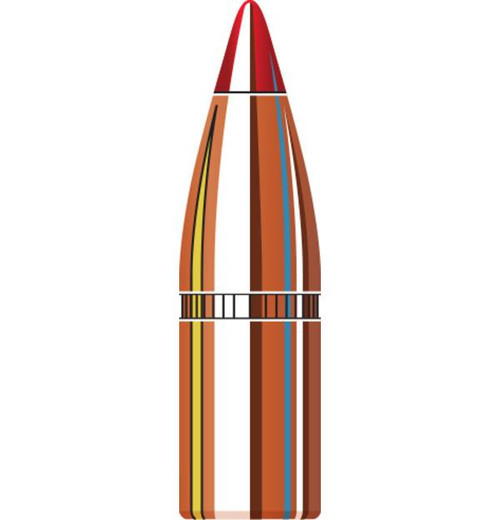 Hornady V-MAX Bullets 22 Caliber .224 Diameter 55 Grain with Cannelure Box of 100 Hornady V-MAX Bullets 22 Caliber .224 Diameter 55 Grain with Cannelure Box of 100