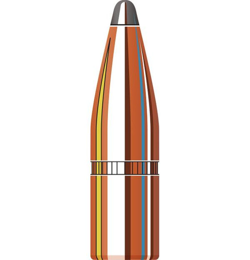 Hornady InterLock Bullets 30 Caliber .308 Diameter 165 Grain Spire Point Box of 100