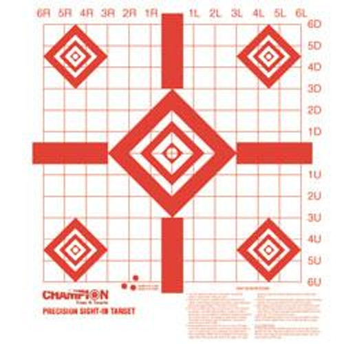 Champion Redfield Precision Sight In Paper Target 10 Pack